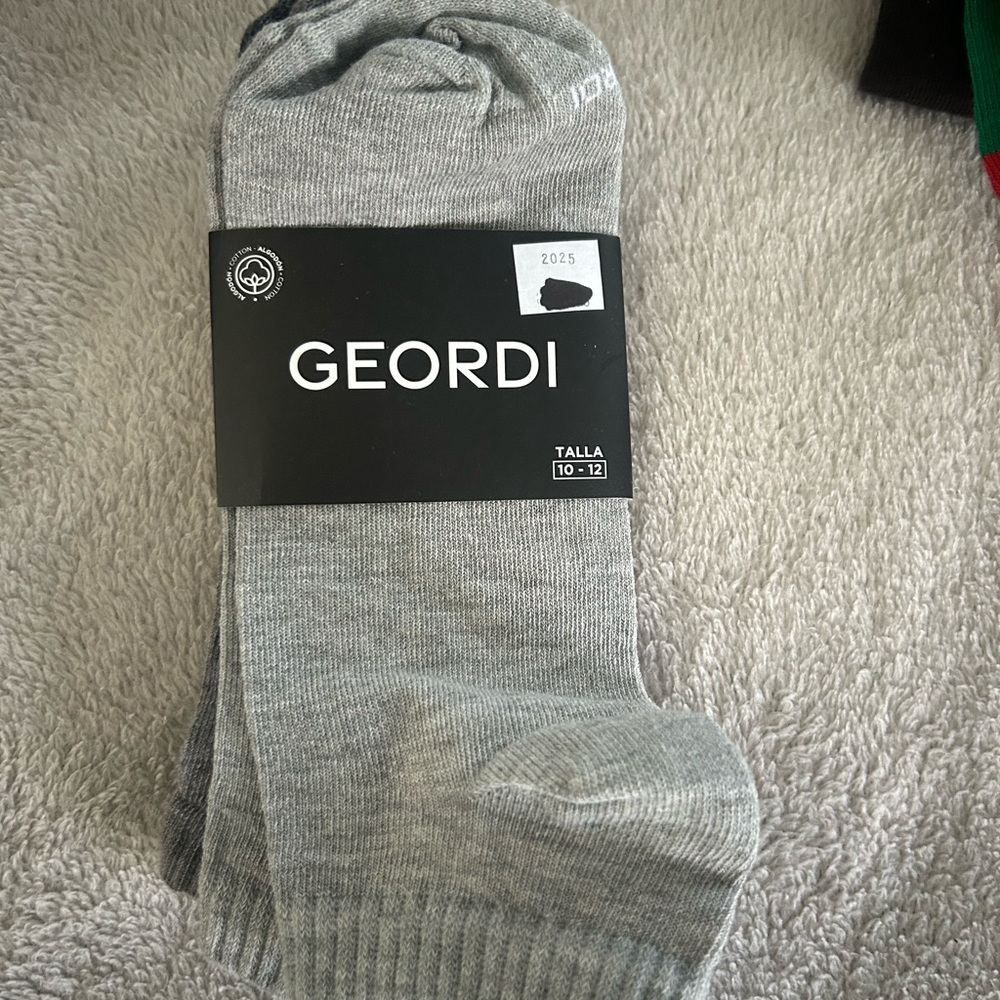 Tipsy Elves Light Gray Men's Socks